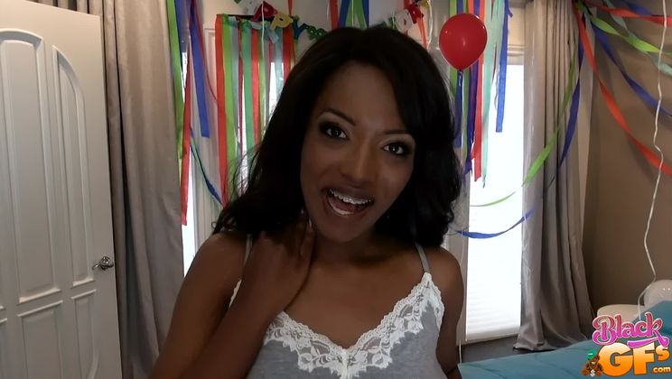 Busty Birthday Surprise